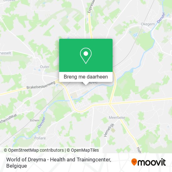 World of Dreyma - Health and Trainingcenter kaart