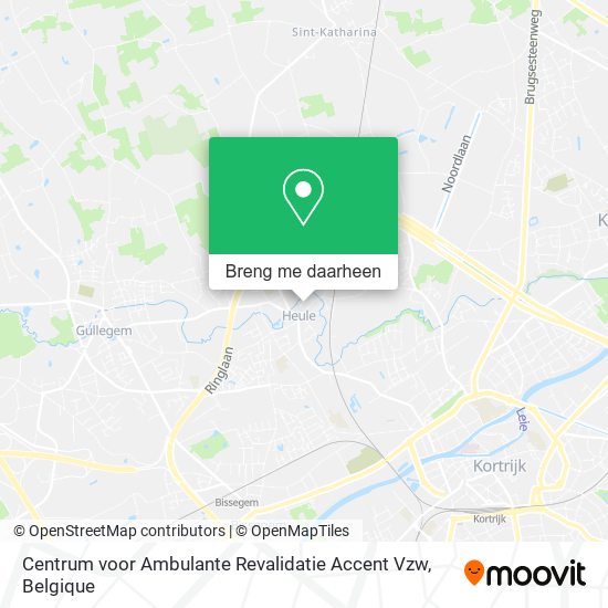 Centrum voor Ambulante Revalidatie Accent Vzw kaart