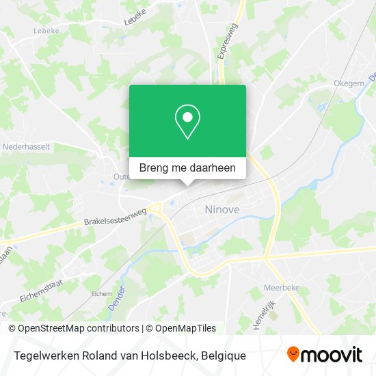 Tegelwerken Roland van Holsbeeck kaart
