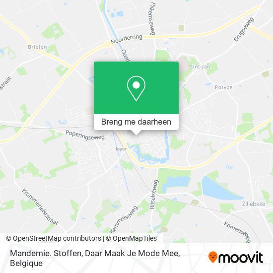 Mandemie. Stoffen, Daar Maak Je Mode Mee kaart