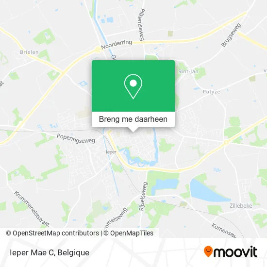 Ieper Mae C kaart