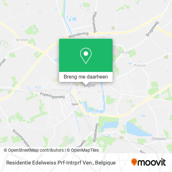 Residentie Edelweiss Prf-Intrprf Ven. kaart