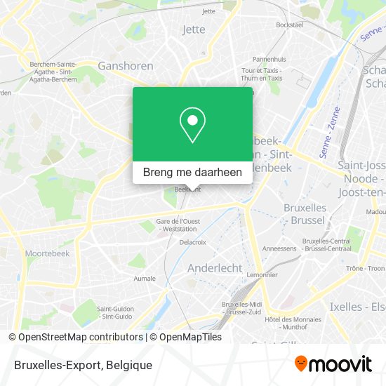 Bruxelles-Export kaart