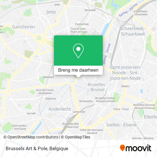 Brussels Art & Pole kaart