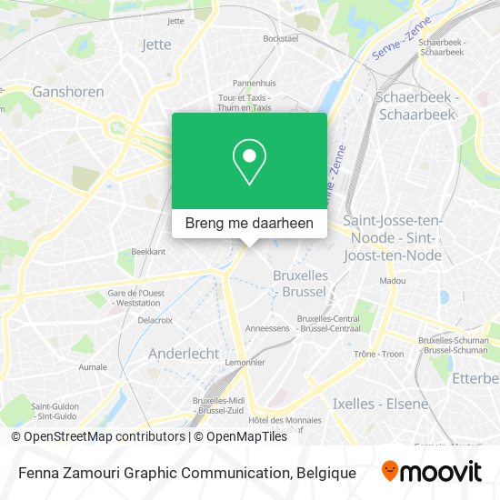 Fenna Zamouri Graphic Communication kaart