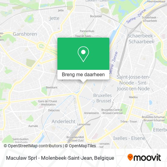 Maculaw Sprl - Molenbeek-Saint-Jean kaart