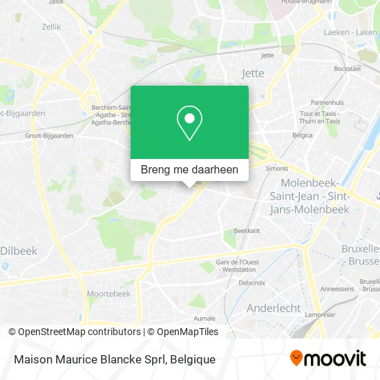 Maison Maurice Blancke Sprl kaart