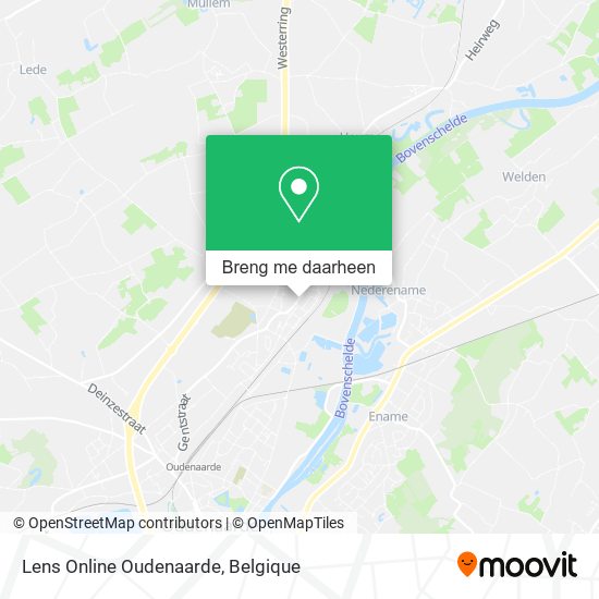 Lens Online Oudenaarde kaart