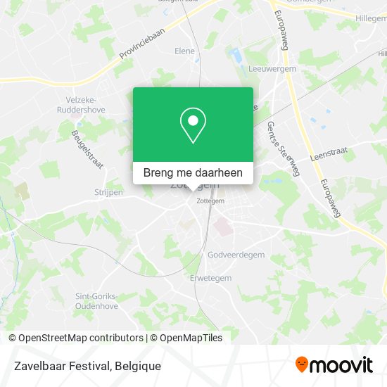 Zavelbaar Festival kaart