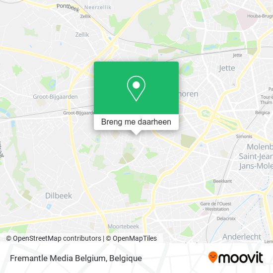 Fremantle Media Belgium kaart