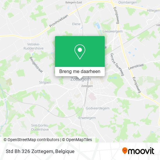 Std Bh 326 Zottegem kaart