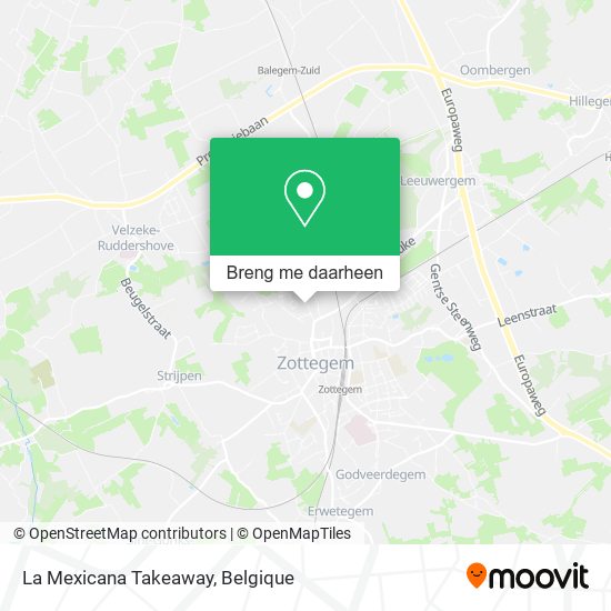 La Mexicana Takeaway kaart