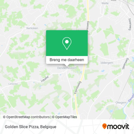 Golden Slice Pizza kaart