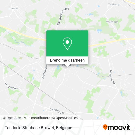 Tandarts Stephane Browet kaart