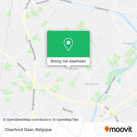 Claerhout Daan kaart