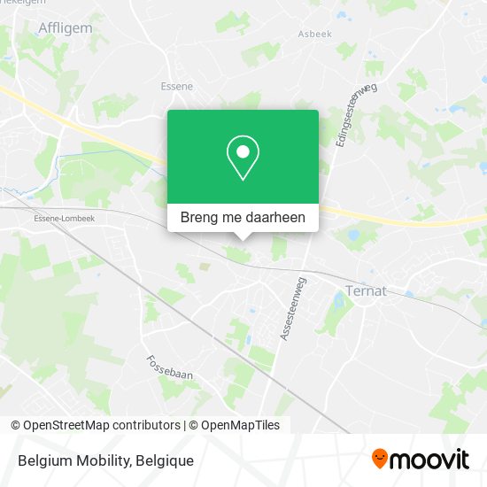 Belgium Mobility kaart