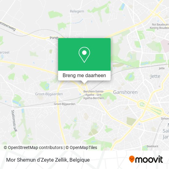 Mor Shemun d'Zeyte Zellik kaart