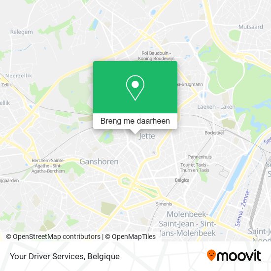 Your Driver Services kaart