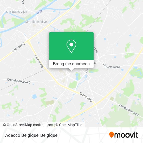 Adecco Belgique kaart