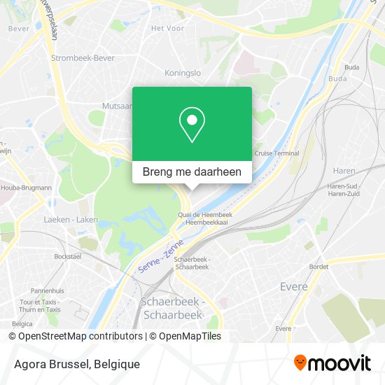 Agora Brussel kaart
