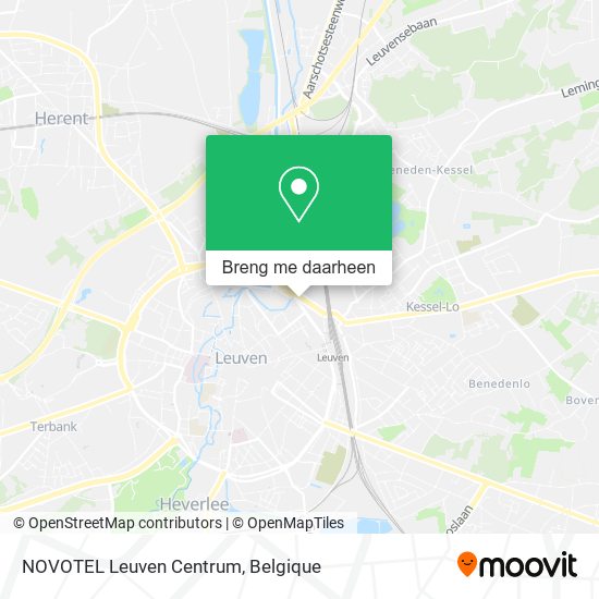 NOVOTEL Leuven Centrum kaart