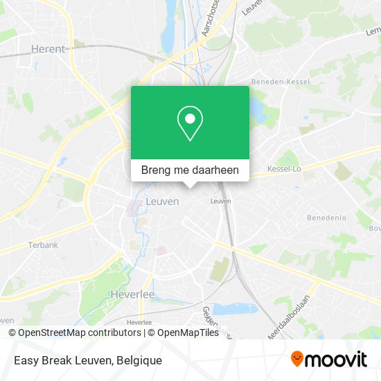 Easy Break Leuven kaart