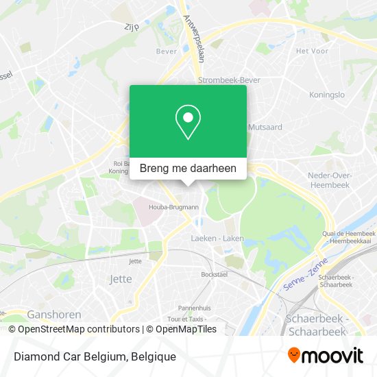 Diamond Car Belgium kaart