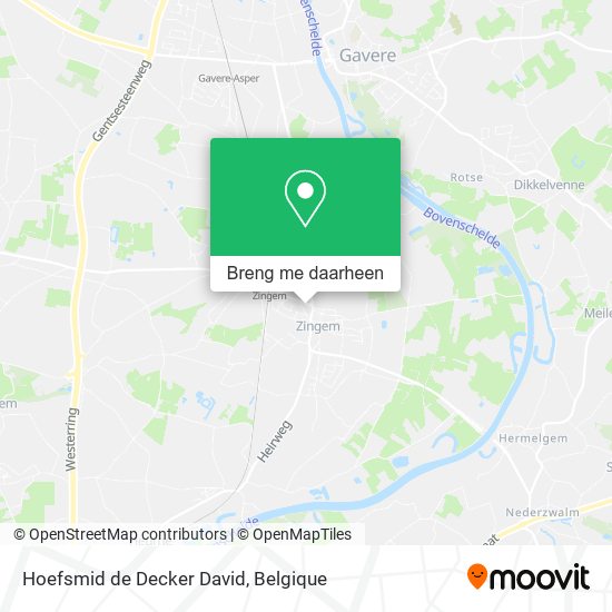 Hoefsmid de Decker David kaart