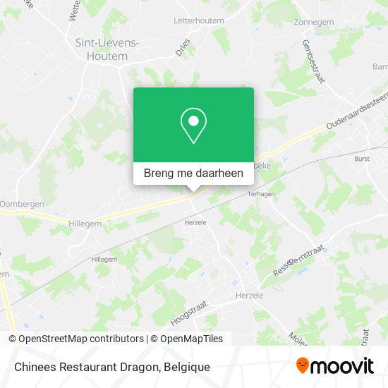 Chinees Restaurant Dragon kaart
