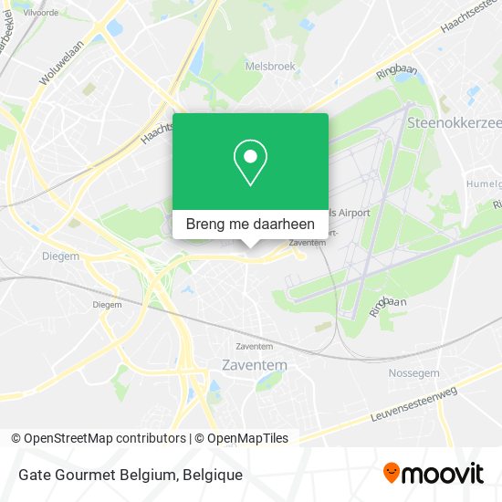 Gate Gourmet Belgium kaart