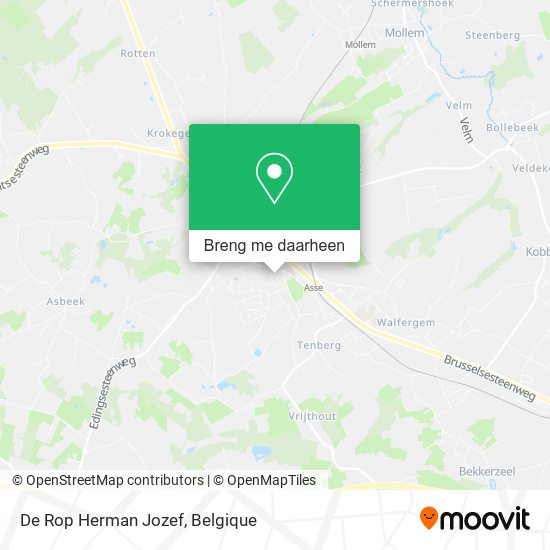 De Rop Herman Jozef kaart