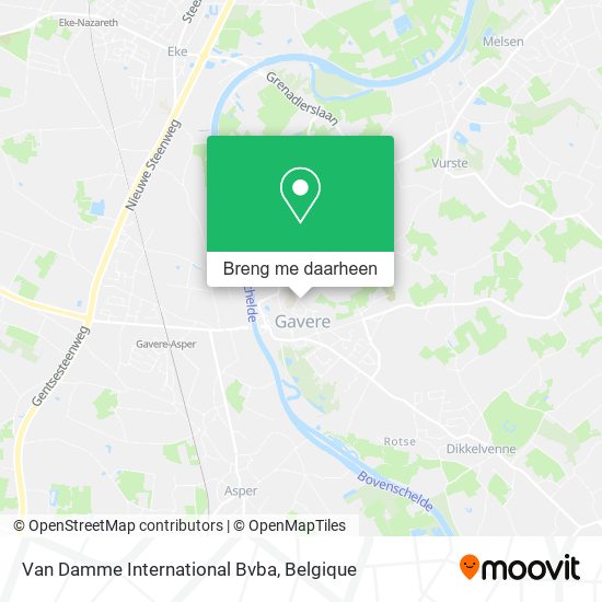 Van Damme International Bvba kaart