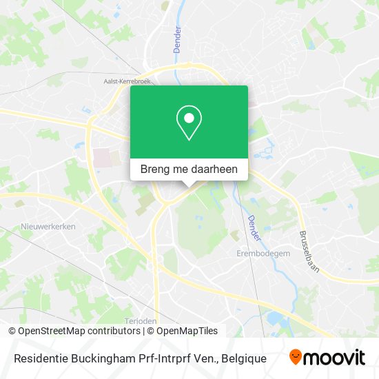 Residentie Buckingham Prf-Intrprf Ven. kaart
