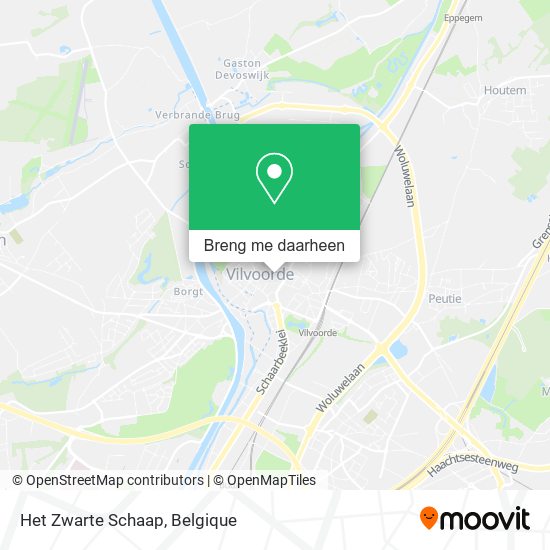 Het Zwarte Schaap kaart