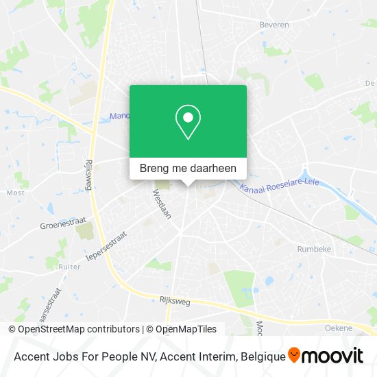 Accent Jobs For People NV, Accent Interim kaart