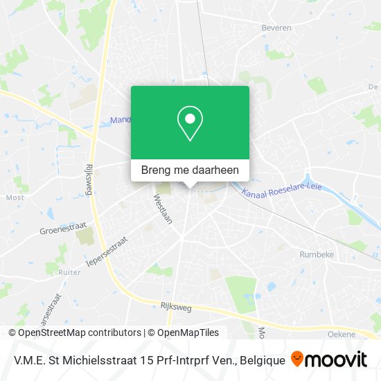 V.M.E. St Michielsstraat 15 Prf-Intrprf Ven. kaart