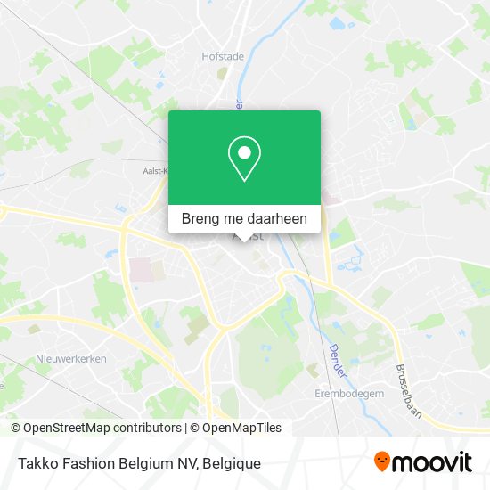 Takko Fashion Belgium NV kaart