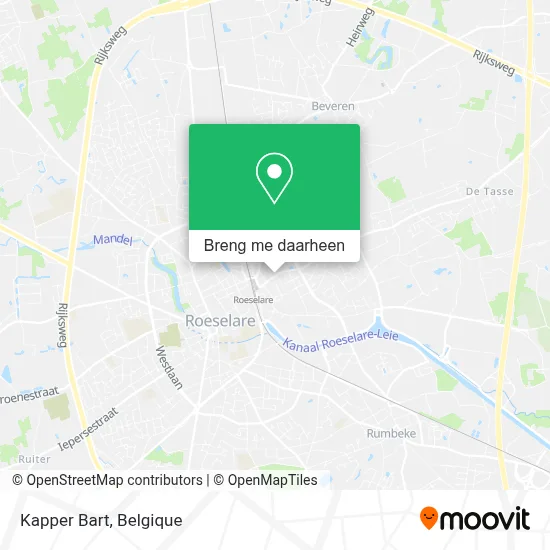 Kapper Bart kaart