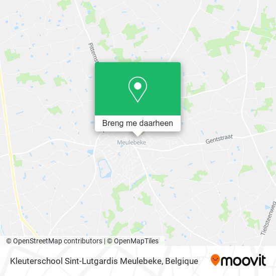 Kleuterschool Sint-Lutgardis Meulebeke kaart