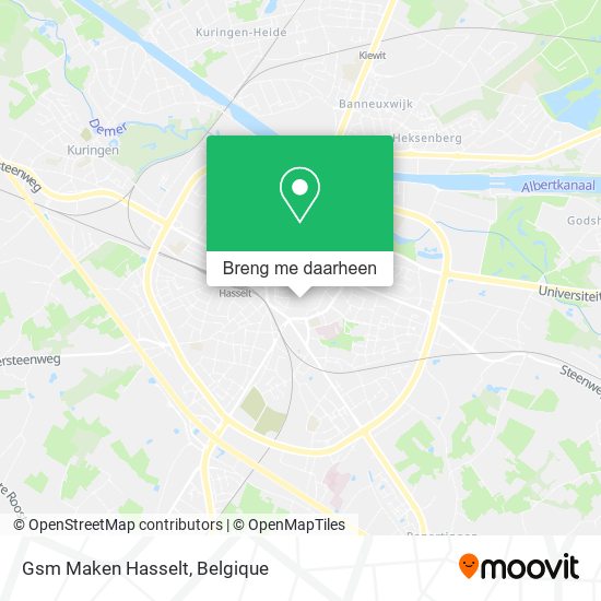 Gsm Maken Hasselt kaart