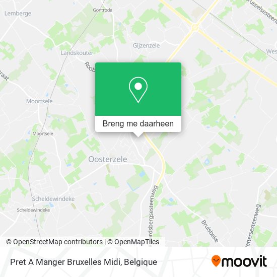 Pret A Manger Bruxelles Midi kaart