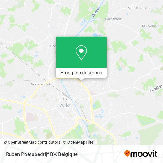 Ruben Poetsbedrijf BV kaart