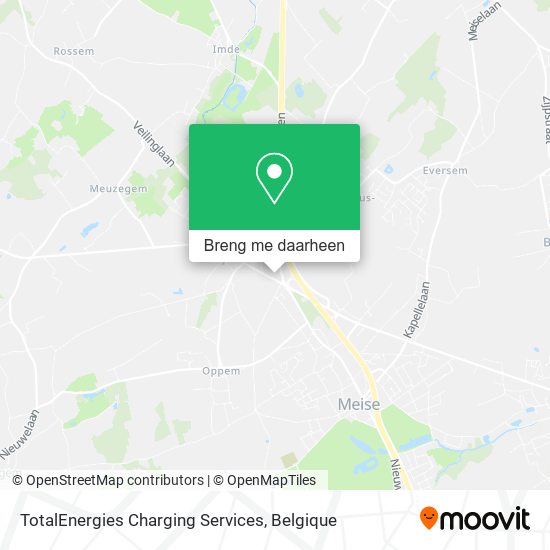 TotalEnergies Charging Services kaart