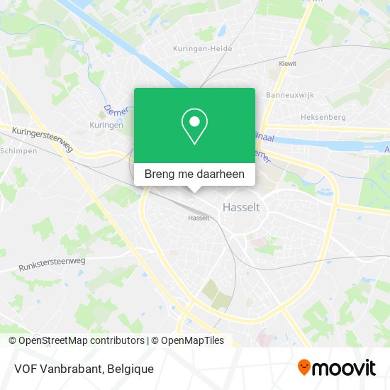 VOF Vanbrabant kaart