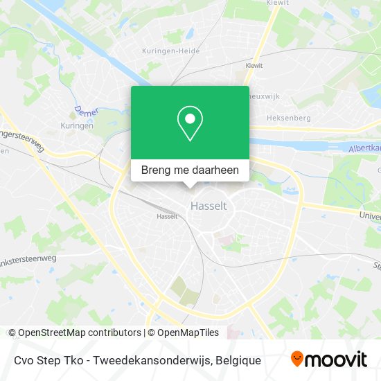 Cvo Step Tko - Tweedekansonderwijs kaart