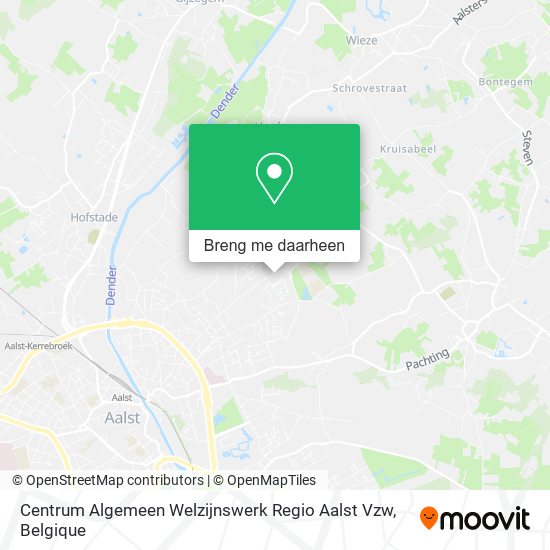 Centrum Algemeen Welzijnswerk Regio Aalst Vzw kaart