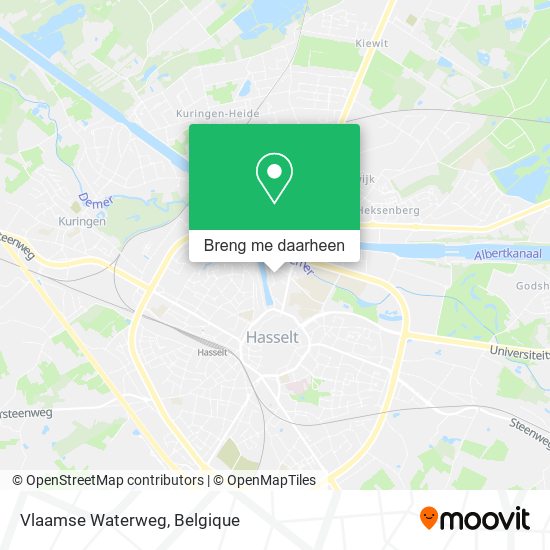 Vlaamse Waterweg kaart