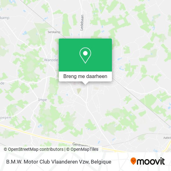 B.M.W. Motor Club Vlaanderen Vzw kaart