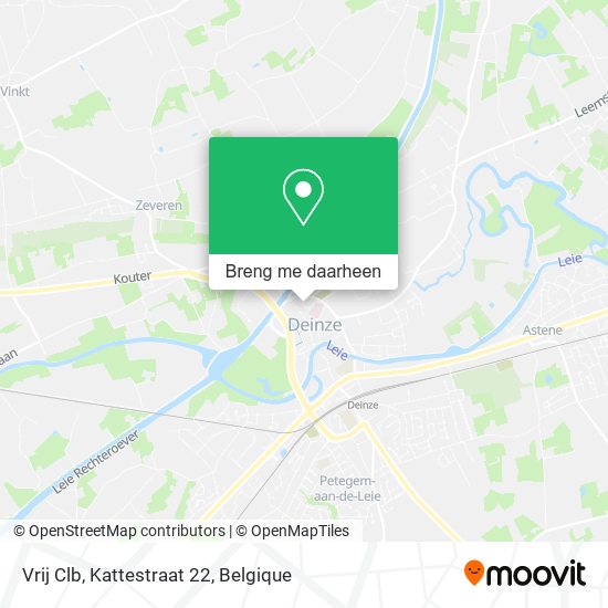 Vrij Clb, Kattestraat 22 kaart