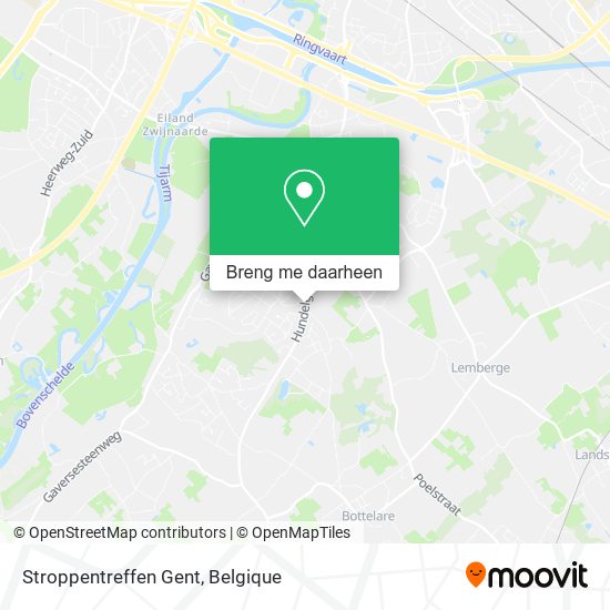 Stroppentreffen Gent kaart